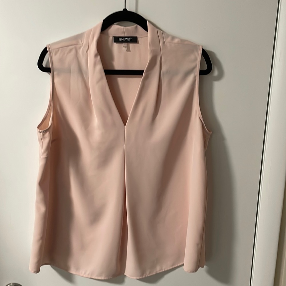 EUC blush pink shell top